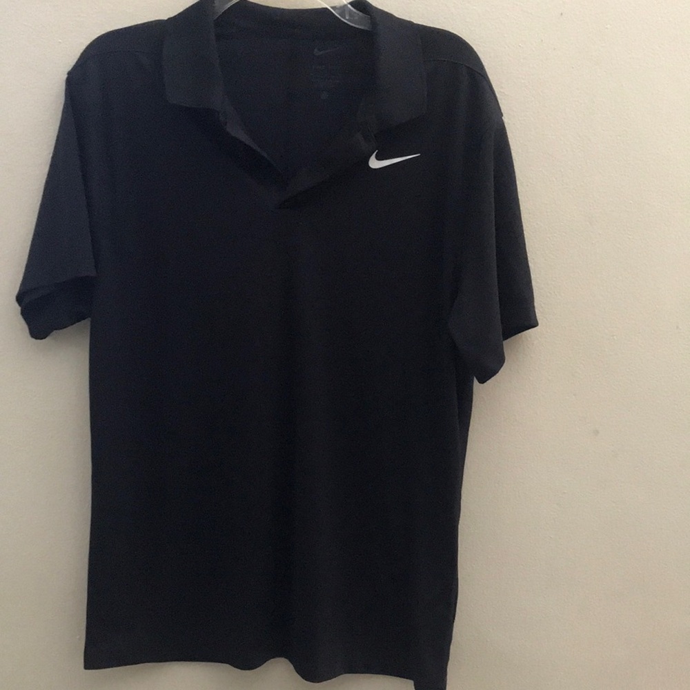 Nike Men's Black Polo Shirt